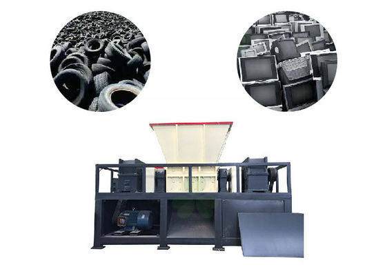 중국 높은 산출 타이어 재생 공장 차 타이어 슈레더 기계 Φ400×40mm 칼 크기 협력 업체