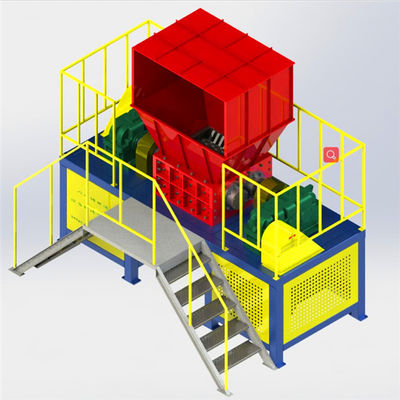중국 고용량 두 배 갱구 슈레더 기계 구리 케이블 슈레더 기계 Q235 포탄 물자 협력 업체