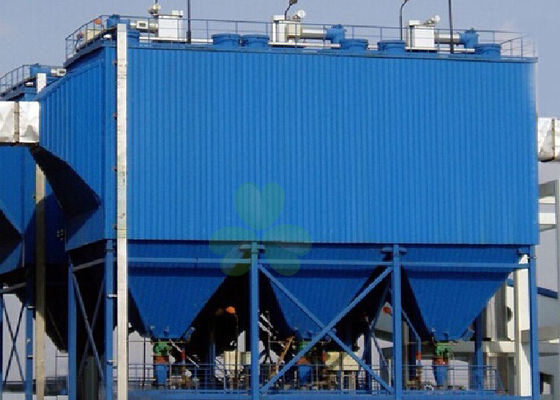 중국 128 조각 여과 백을 가진 파란 수평한 가방 집 먼지 수집가 체계 협력 업체
